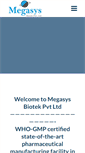 Mobile Screenshot of megasysbiotek.com